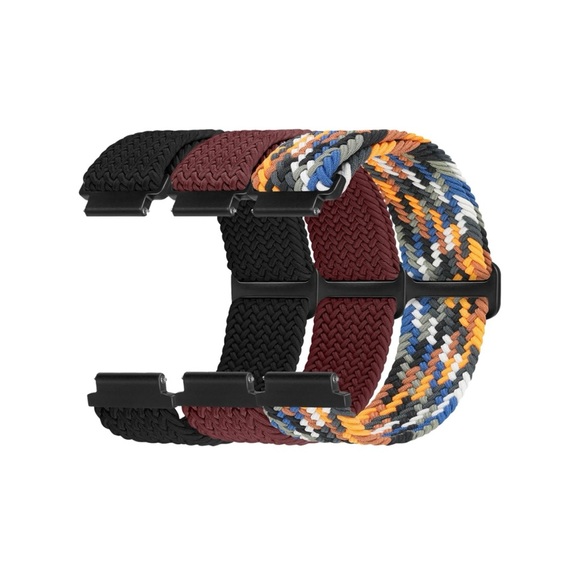 Braided Nylon Watch Bands Compatible with 16mm 18mm 19mm 20mm 22mm Watch Bands - Picture 1 of 6